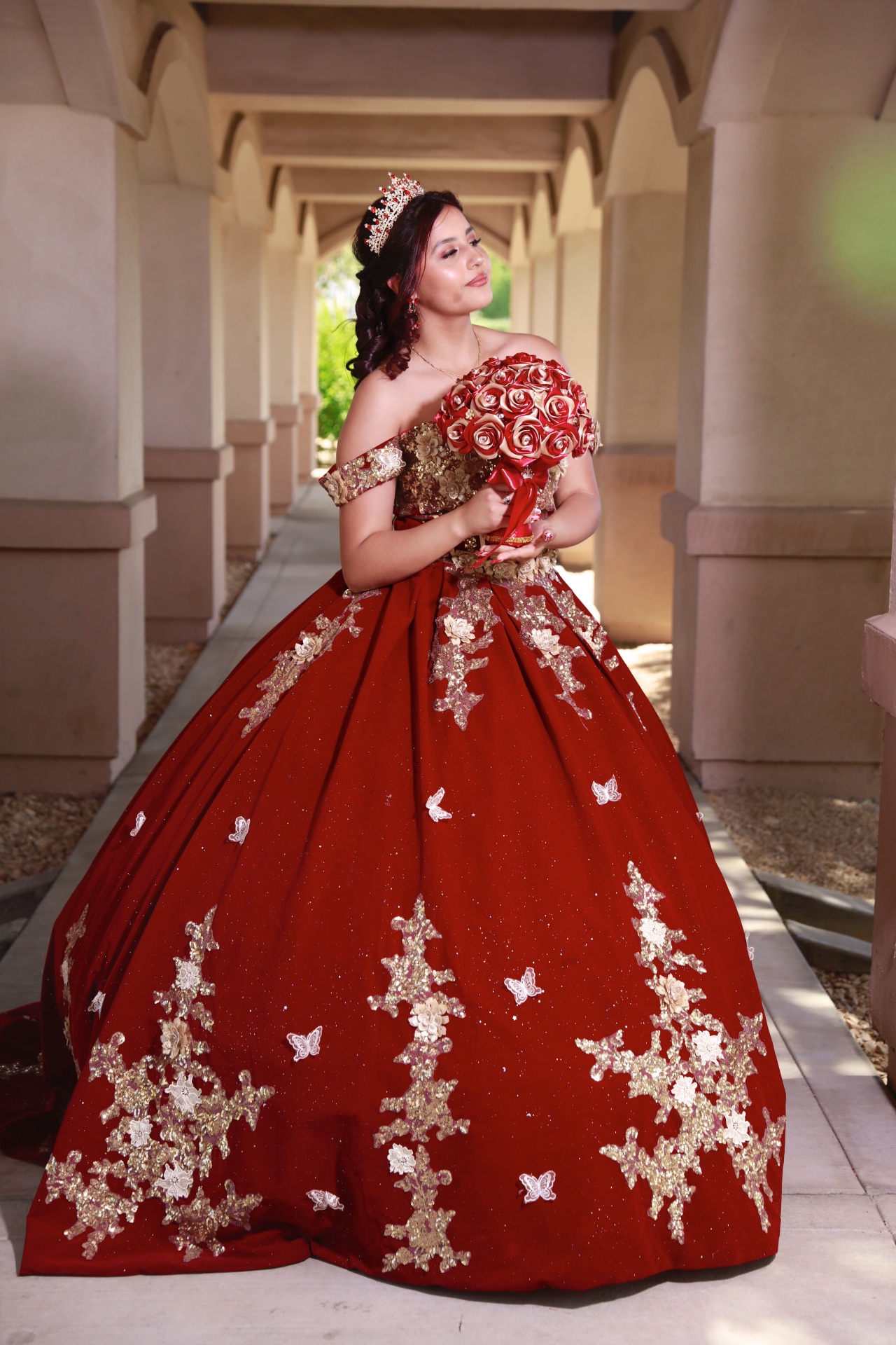 Quinceañera portrait in Palmdale